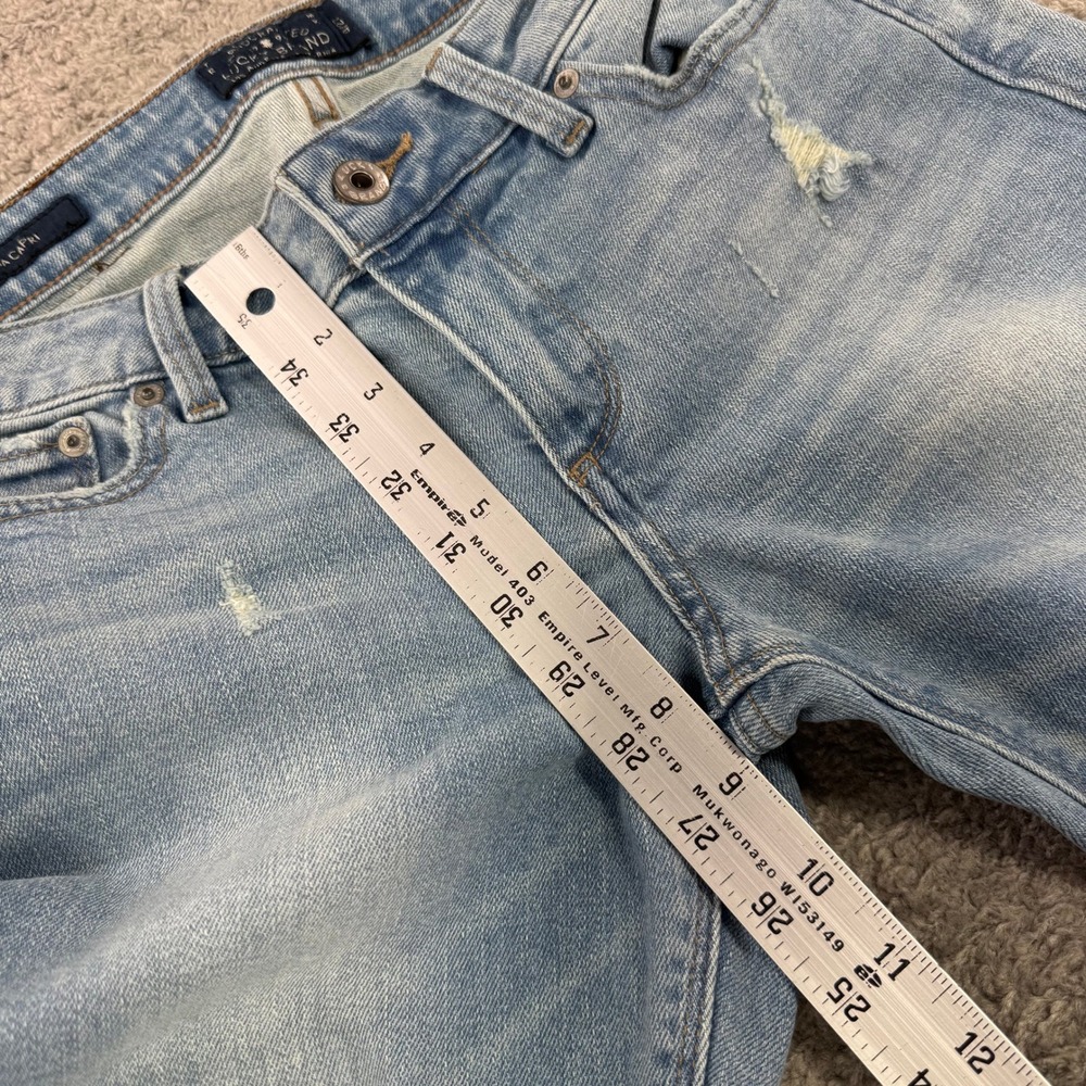 Lucky Brand Lolita Capri Jeans Womens 29x26 Light Wash Distressed 7W13491 Denim - Picture 7 of 12